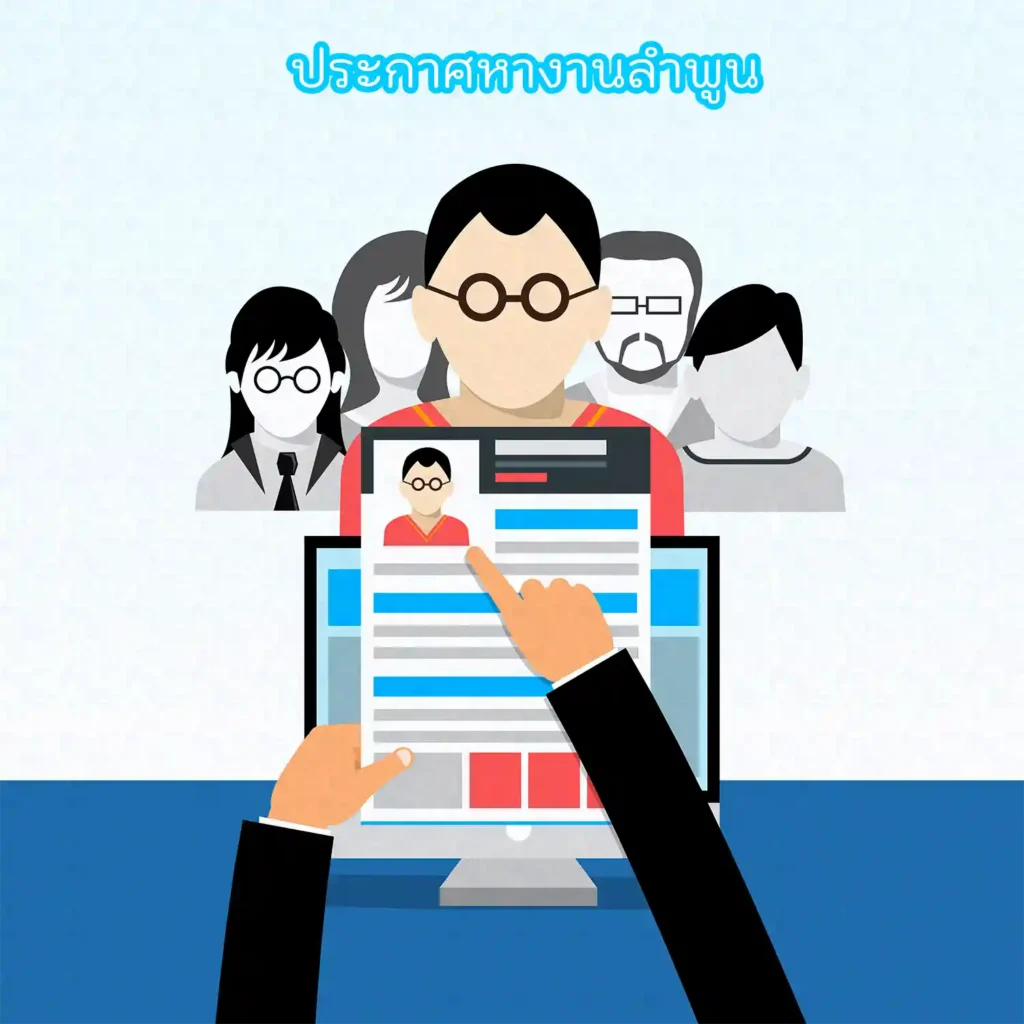 ประกาศหางานลำพูน